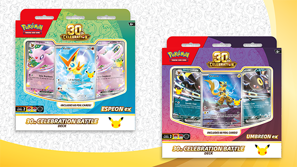 PokemonRestockr's tweet photo. 🚨NEW POKÉMON CENTER 30TH CELEBRATION EARLY LINKS🚨

Two upcoming 30th Celebration products have now appeared on Pokémon Center Today:

✨ Mew & Mewtwo Figure Collection
🔗 https://t.co/FJfSGTJoNI
🌙 Espeon ex & Umbreon ex Battle Decks
🔗 https://t.co/Mh1jNbTe8H

⚠️ These appear to be EARLY product pages. They may currently show “Page Not Found” and are NOT confirmed live for preorder yet
⏰ No drop time has been announced

🔖 Bookmark the links + turn on notifications  we’ll post the second anything changes 🔔

#PokemonTCG #Pokemon30th