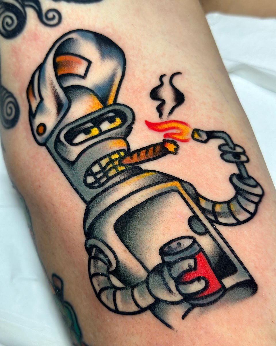 futurama_hulu's tweet photo. Bender looks good in ink.

Credits:
dogtattoo on IG
chrissagetattoo on IG
pablo_frias.tattoo on IG
rino__tattoo on IG https://t.co/i8lG6XjKsU