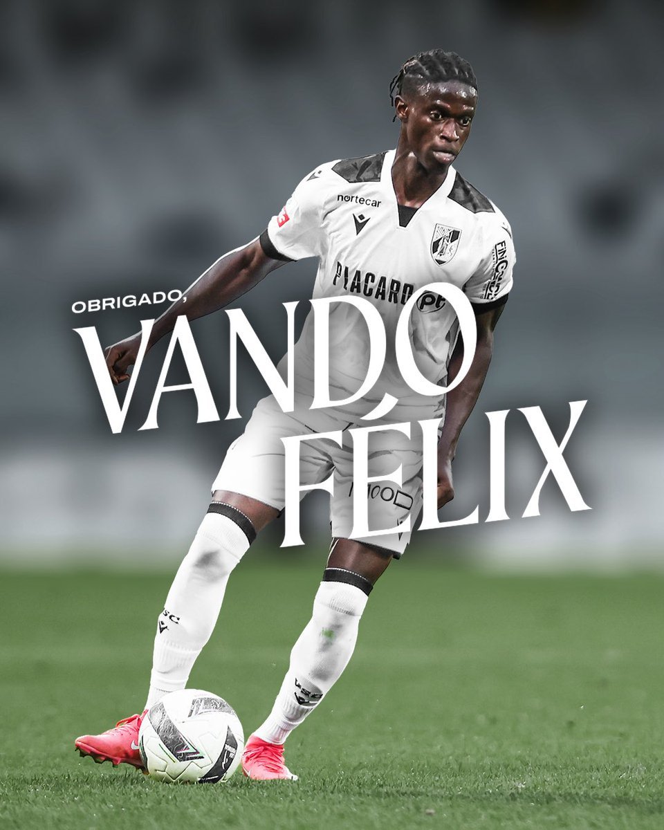 VSC_FR's tweet photo. 🚨Alerte départ 🚨

Vando Félix quitte le Vitoria pour le SCU Torreense !

Merci pour tout et bonne continuation ⚔️🖤🤍 https://t.co/wbtqN3b6AD