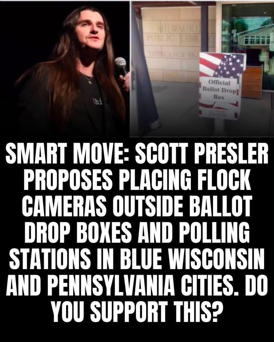 GigaBeers's tweet photo. YES. 💯

Cameras on every drop box. If you’re not cheating, you have nothing to hide.

Scott Presler gets it. https://t.co/Y9yg2VSS04