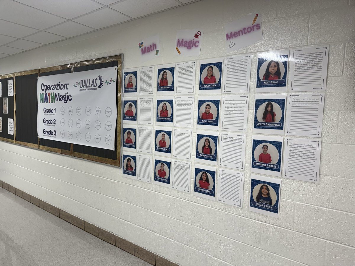 adricamposlow's tweet photo. Kudos to our Math Motivator, Ms. Reynosa! She’s helping lead Operation Math Magic and recruited 5th grade Math Magic Mentors to support our lower grades as they learn their math facts! @AaronDaffern @fosterdisd https://t.co/hiv6VrPR2N