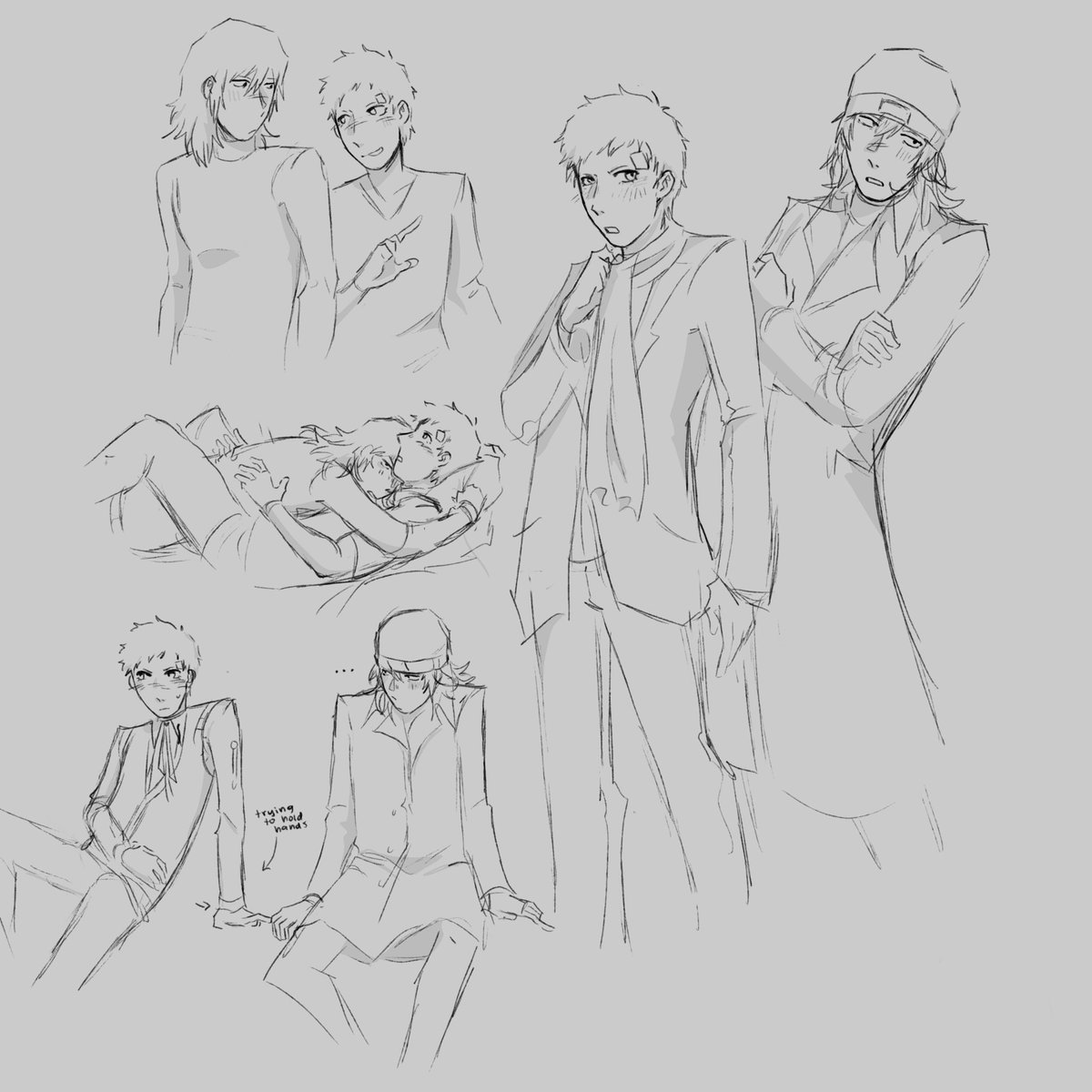 ourangboot's tweet photo. @miialona_misc yah yah! usually when i draw i do all my stuff in one day so ill i sketch a full page for that day and just pick from what i liked most to post, so i wnd ip with a lot of unposted stuff that didnt make the lineup 💔😔 https://t.co/hmDEGKzDEP
