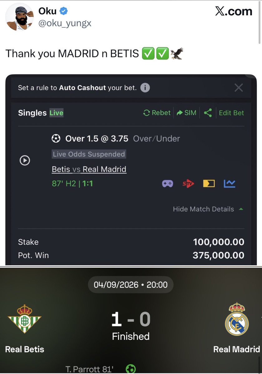 john322226's tweet photo. Nothing sure for sportybet🤣🤣🤣 https://t.co/Ro2xbXUT7o