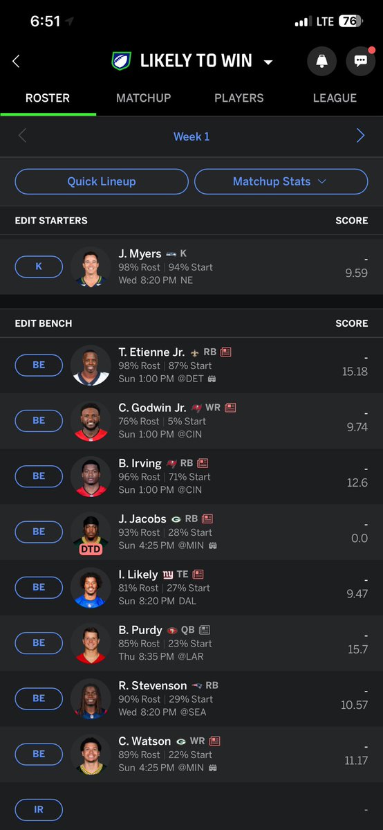 ThomasDuffy13's tweet photo. 6 man full ppr https://t.co/Gkq7DqIbDg