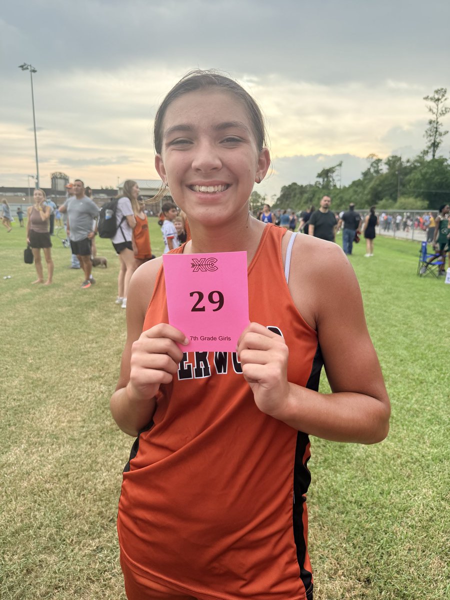 AriyaCleveland's tweet photo. Second cross country meet in the books! 🏃‍♀️🔥

Finished 29th with a time of 13:48. ⏱️

Another race, another opportunity to compete, learn, and keep getting better. Keep putting in the work and enjoy the journey! 💪

#CrossCountry #XC #StudentAthlete #RaceDay #KeepGrinding https://t.co/zyWG9OK7Qx