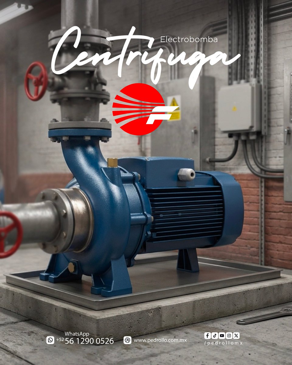 PedrolloMx's tweet photo. Descubre la potencia, eficiencia y confiabilidad de nuestra electrobomba centrífuga F, diseñada para superar los más altos estándares de calidad.
Una solución versátil, robusta y lista para trabajar donde más lo necesitas.
#Pedrollo #electrobombas #bombasdeagua https://t.co/g7SDg5vjx8