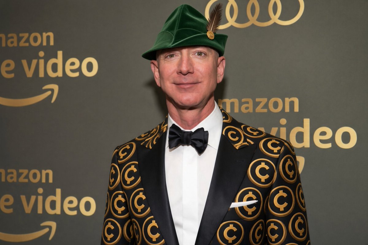 AMZNCryptoCoin's tweet photo. This is how a 12 figure gentleman should dress.

CryptoCoin <> $AMZN https://t.co/PgA8uFBcQw