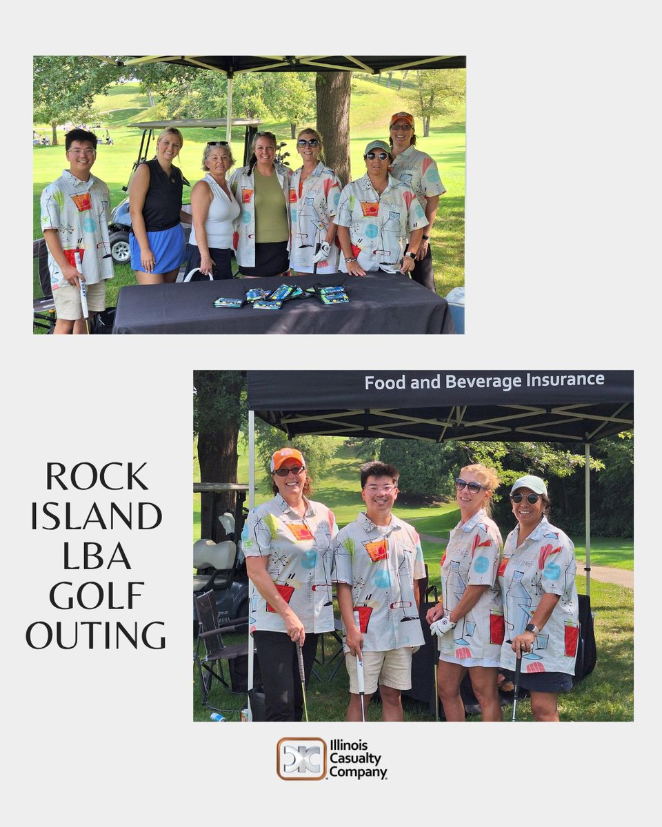 ICCInsurance's tweet photo. 🏌️ A great day on the course with Penny from Assured Partners and ICC employees, Jacob, Madeline, Annie, Katie, Lisa, and Emily, at this Monday's Rock Island chapter golf outing! We love building strong partnerships beyond the office. 
#ICCInsurance #GolfOuting #IndustryPartners https://t.co/mhL6DsmRIo