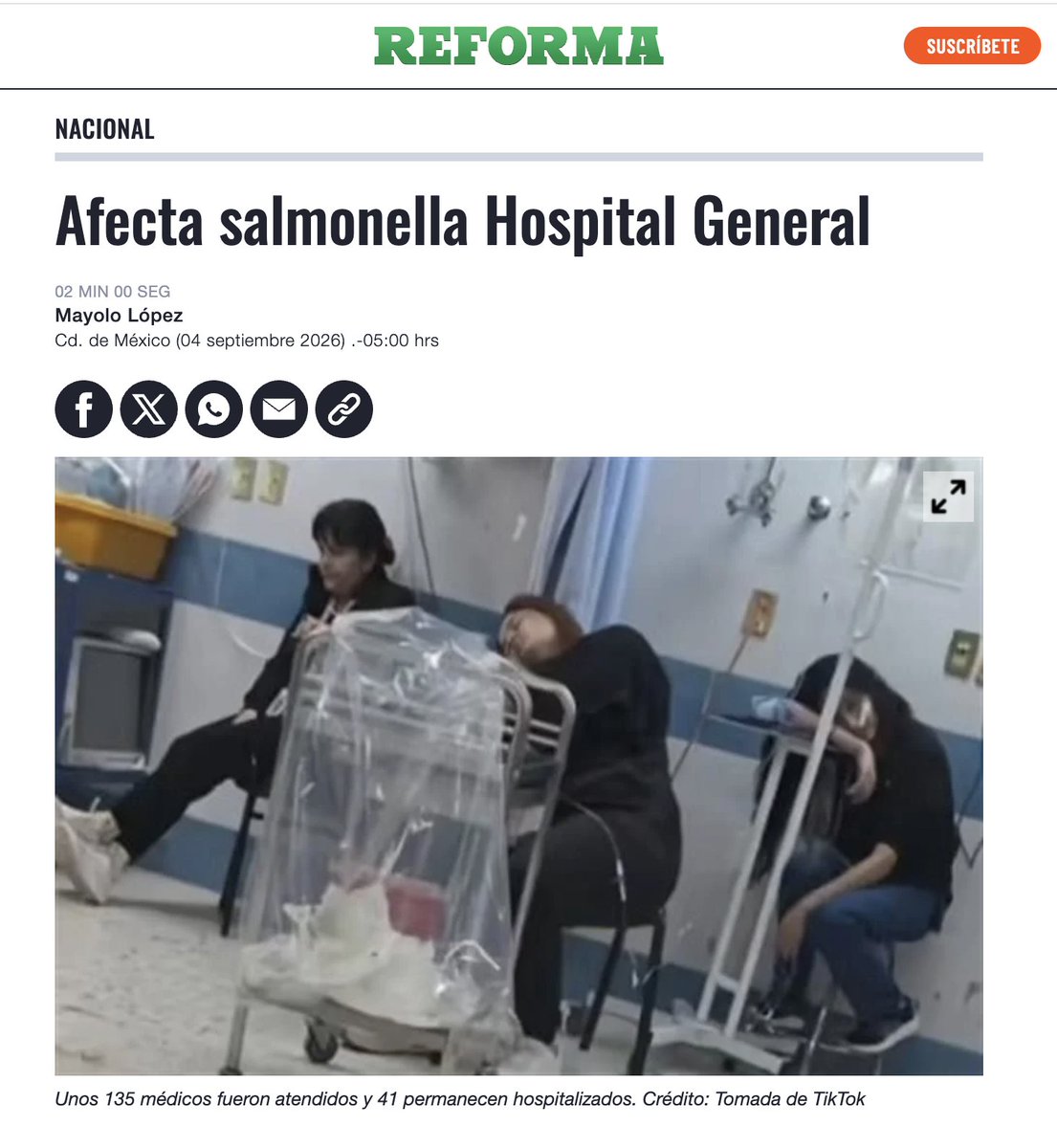 ectorjaime's tweet photo. ¡Aceptar un cargo sin estar preparado degrada el servicio público!

Frente al brote de salmonella entre médicos del Hospital General de México, el subsecretario Eduardo Clark llama “virus” a una bacteria

No sabe de salud pública, pero @Claudiashein lo tiene decidiendo todo: qué medicamentos se eliminan, qué proveedores participan y cuáles son los tratamientos para los pacientes.

El mismo funcionario que promovía la ivermectina para el tratamiento de COVID-19 es el que ahora decide qué medicamentos se eliminan del Compendio Nacional y cuáles son los “mejores” tratamientos para los pacientes.

El subsecretario que, de facto y por instrucciones de la Presidenta, realiza funciones de secretario, aunque desconozca la salud pública de este país.

Pero la responsabilidad es de @Claudiashein por designar en tareas de alta responsabilidad a funcionarios cercanos a ella, aunque no tengan el perfil ni la capacidad. Otro que se suma a la lista de Carlos Ulloa.