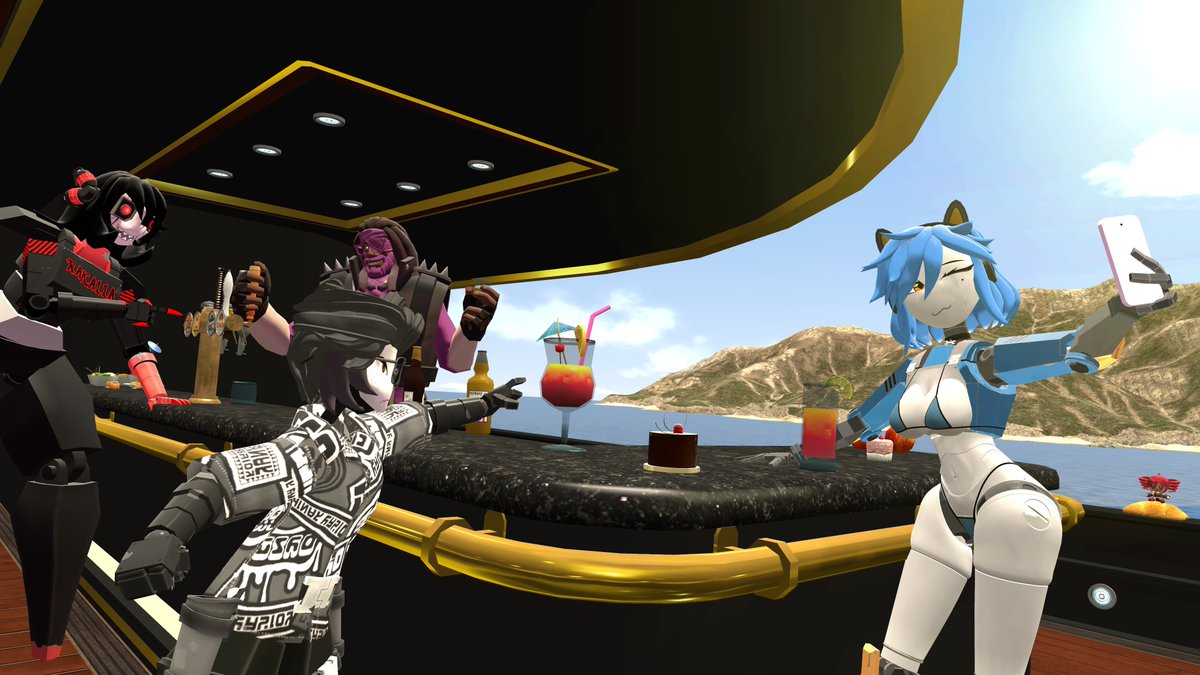 Randomix_1214's tweet photo. A week on the purchased yacht ⛵️ 
#tf2 #TeamFortress2 #Robogirl #Senthia #MimiSentry #dispenser #TeleporterTwins #gmod #vacation #yacht 
@DreadTeleTwin @Hatcrabby @KovVlad24271 @Crims0n_Jelly @DzionekMar15511 @DrFoxyTG21 @Rakuller @Exxie_ @Dem_Olex @tommygmod @Superheavygmod https://t.co/UAMBMzCaXZ
