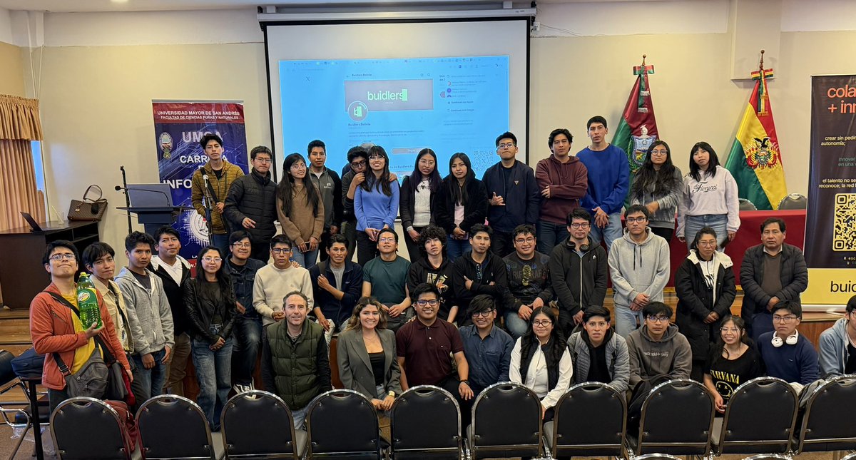 Buidlersbo's tweet photo. El día de ayer presentamos dos startups Bolivianas

@VaquitaProtocol y @pollar_xyz, 🐮🐻‍❄️ startups que se están construyendo en ecosistema @StellarOrg

Además de enseñar el proceso para aplicar a grants y financiamiento.

Let’s build!!!! 💙🧡 https://t.co/6YRLHFBD9f