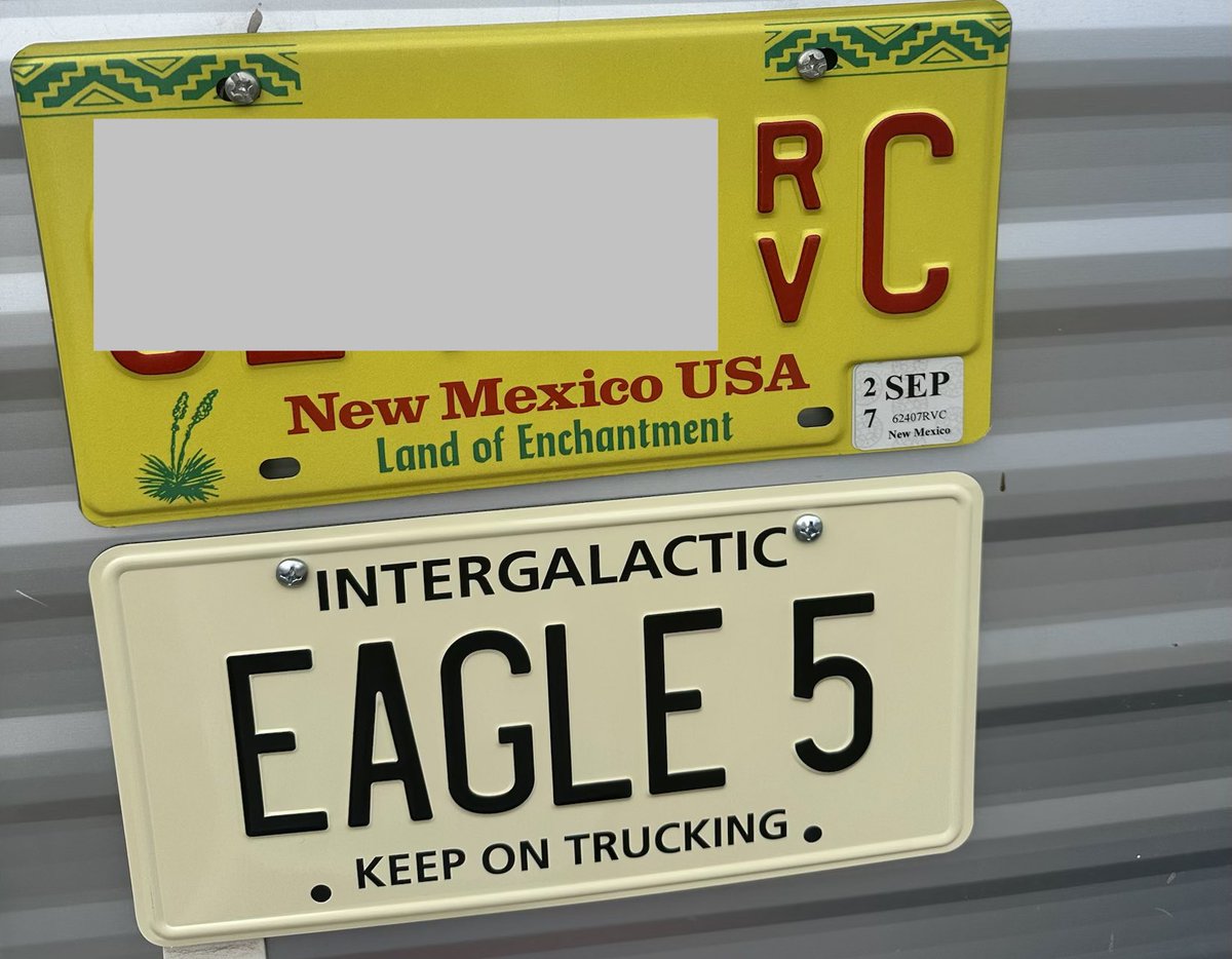 statMasterAck's tweet photo. New vanity plate for the camper… https://t.co/YqJyRjxrYB