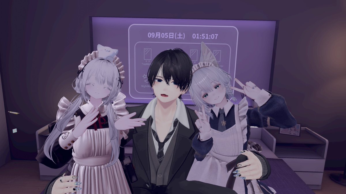 NinNin_Nikki's tweet photo. おはめいどー
メイドってぶいちゃはじめてから好きになったけど
リアルでも好きなっているのか自分でも気になる https://t.co/yPTSNEE9Hz