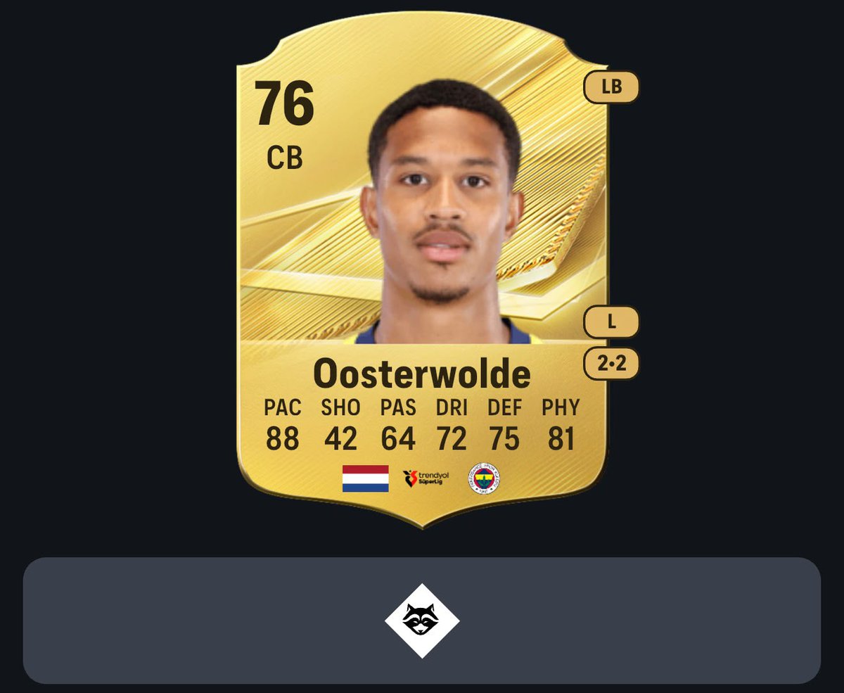 FutPoliceLeaks's tweet photo. 8. CB ✅ https://t.co/J4d7plrCLU
