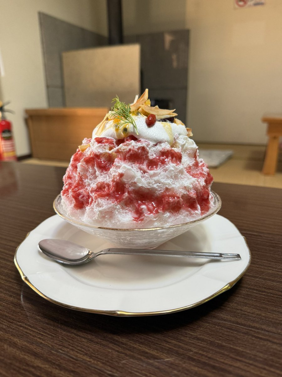 kuromatusinjuu's tweet photo. 【葡萄のタルト】
#cocoocafe
【青森県産りんごのアップルパイ】
#ヨリドコロヒヨリ
【フルーツ杏仁プラム】
#アマービレ
#東北かき氷miniFESTIVAL
#湯の越温泉♨️ https://t.co/4pXI0fFY9l