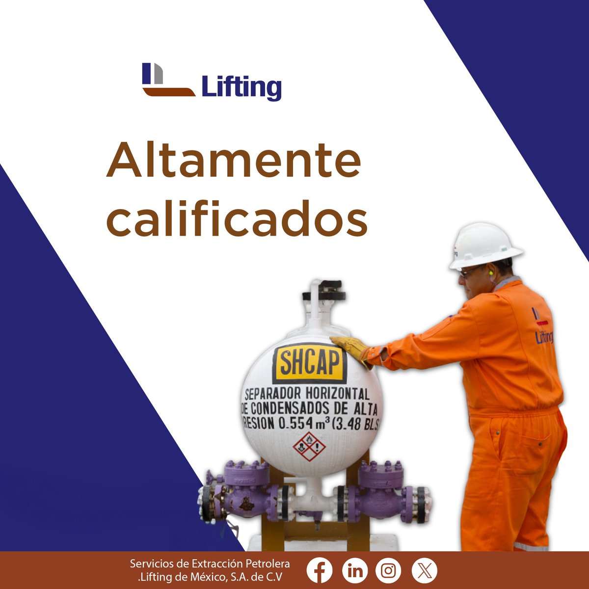 DeLifting's tweet photo. 💪 La experiencia y preparación hacen la diferencia. ⚙️

#Lifting #IndustriaPetrolera https://t.co/dV4FZEXxyh