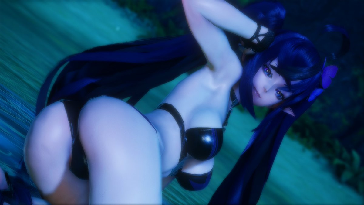 NeptuniaMX's tweet photo. Ah! Senpai~ Hello there~ 💕 I wish you're having a great week by now!

Uh.. i was just having my own "me" time in here~ Why at night, you asked? I love it, of course~ 🥰 Oh right! The usual "Fan-service", huh? Maybe just this one, okay?~ 💕

#PSO2GLOBAL #PSO2NGS #PSO2NGS_SS https://t.co/QA7G3jHg3A