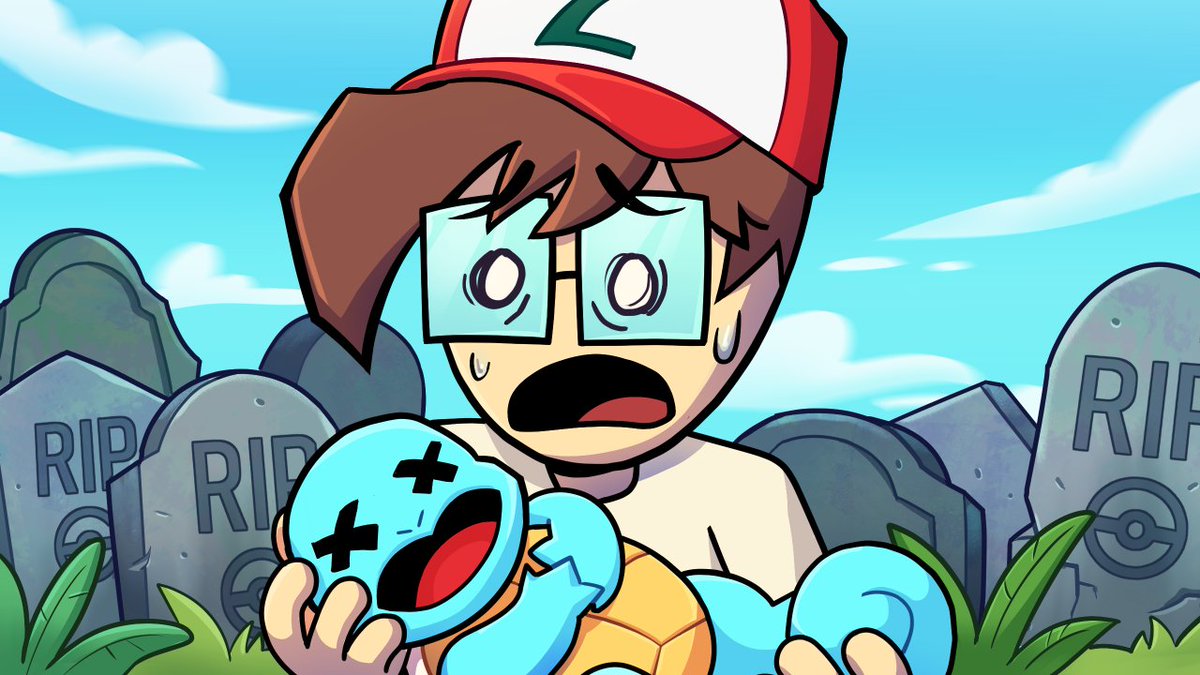 NuNu91011's tweet photo. Heyo! I got to make a bunch of thumbnail variations for @Slimecicle 's new animated nuzlocke video! https://t.co/pCGmiP3PgQ