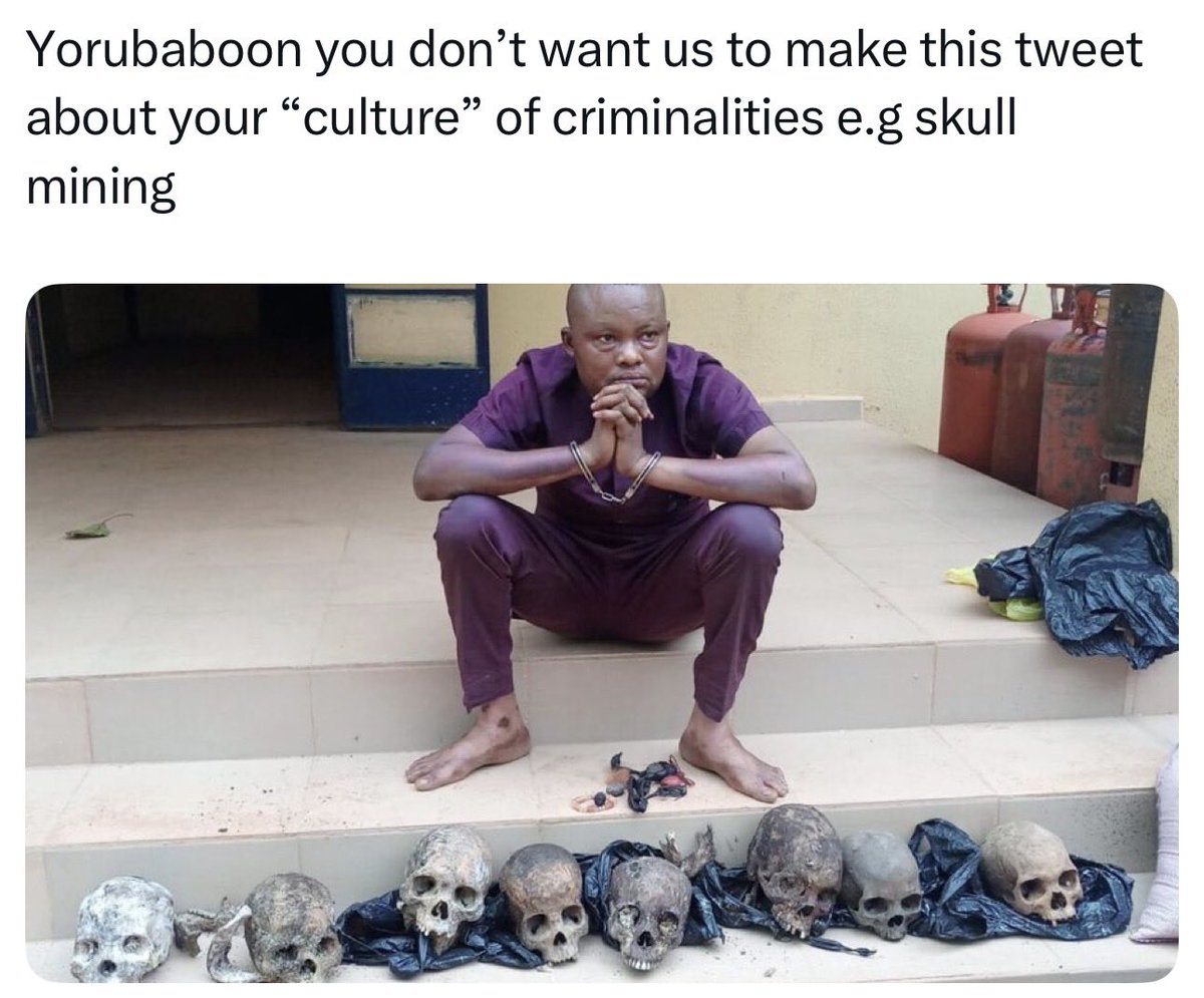 Insidering1's tweet photo. @OpeyemiMAkolade @patola58 Yaribaboon morals and ethics https://t.co/oteR8vGXNf