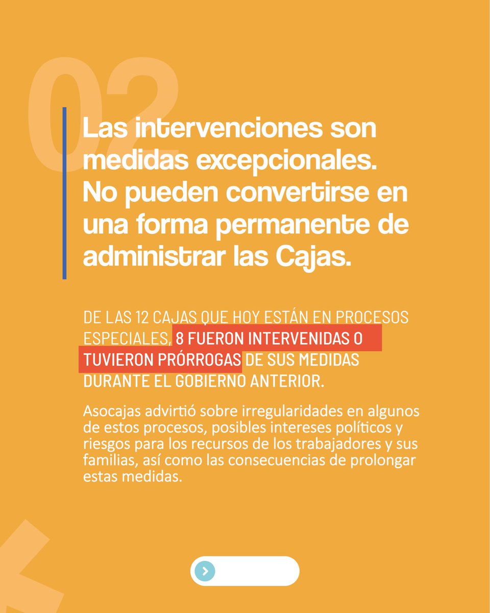 ASOCAJAS's tweet photo. Defender el Sistema de Compensation Familiar también implica hablar con objetividad y claridad sobre aquello que debe corregirse.

Desde Asocajas hemos sido consistentes en nuestro llamado a que las intervenciones a las Cajas respondan a criterios técnicos, reglas claras y respeto por el debido proceso.