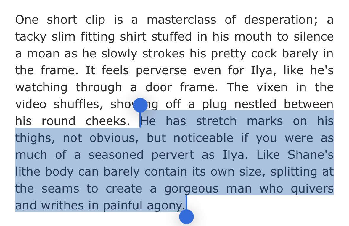 dearilya's tweet photo. hands down the best description of shane’s stretch marks i’ve ever read… yall are fucking POETS omfg https://t.co/m0z05PdLCb