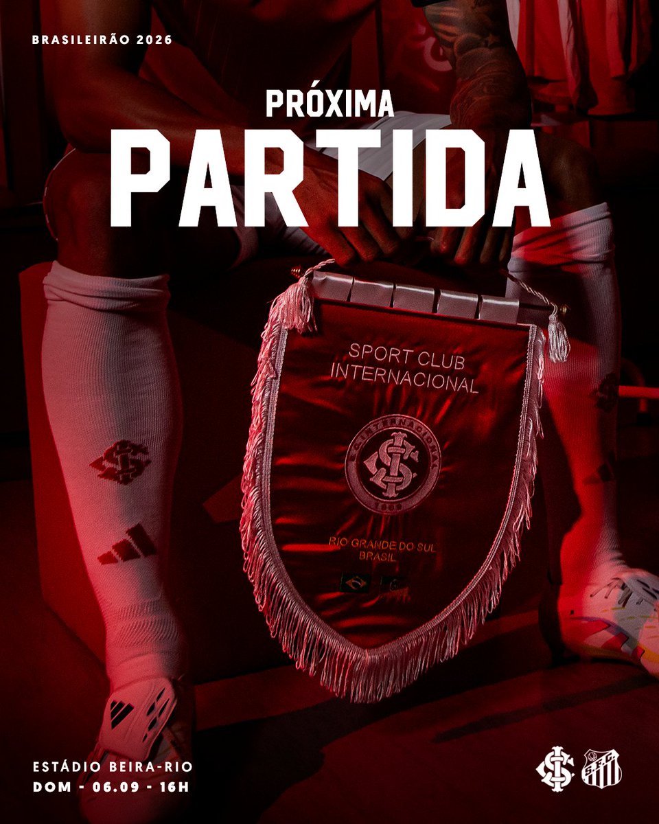 SCInternacional's tweet photo. Amanhã tem Brasileirão no Gigante! 👊🤝

De entrada gratuita para acompanhante de sócios e sócias Carteira Vermelha, Patrimonial Clube e Parque Check-In a preços reduzidos nos ingressos dos portões de Área Livre: toda a torcida tem promoções para garantir presença no duelo com o Santos, previsto para as 16h e válido pela 26ª rodada do Brasileirão. 🎟️🏟️

🔗 Acesse https://t.co/OZFmTHWt4E e confirme lugar no Gigante!