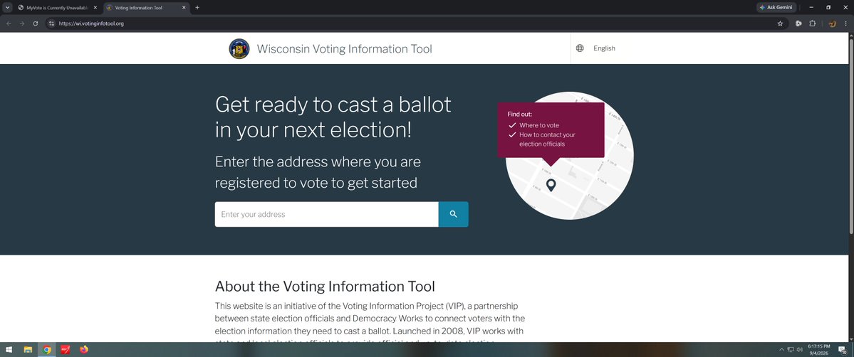 PeterBernegger's tweet photo. 63/ Critical Infrastructure:  right now the Wis. Elections Commission is allowing a flaming liberal group - funded in part by George Soros - to take over the My Vote website. A website paid for by tax dollars. 

The very partisan, liberal Democracy Works has access to the state of Wis. election's information!  See the four images below, begin with the darkest one.

Democracy Works received $1 million from Our American Future Action. AFA is very liberal also and only funds liberal causes.

One of the two founders: Kathryn Peters' biography is particularly revealing about her background. The Siegel Family Endowment describes her as a "Democratic Strategist" and says her prior experience included campaign organizing, the National Democratic Institute and political-rights monitoring. 

The Wis. Elections Commission's own website is being controlled by George Soros!  See for yourself at https://t.co/zaMcaKmKzK  

@EagleEdMartin @DanEastman2023 @JanelBrandtjen