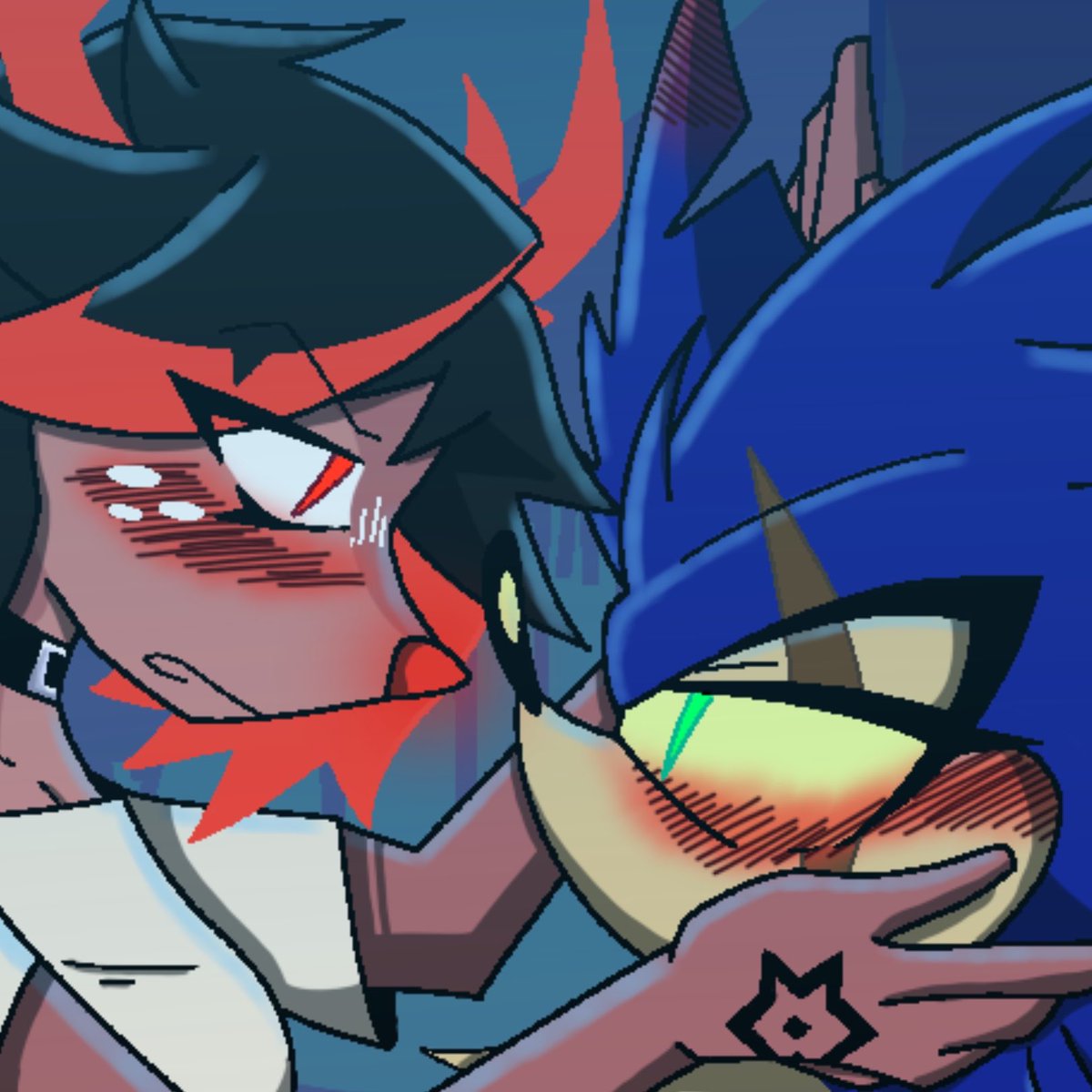 sinix_2005's tweet photo. I am here to announce and pioneer what shall become the greatest fictional ship in the world. Sonic the Hedgehog x December Holiday.
 I want you. Yes YOU to go around and let people know of this event (and maybe give me some credit).
 #sonicthehedgehog #dessholiday #deltarune https://t.co/7T8poNZrZn