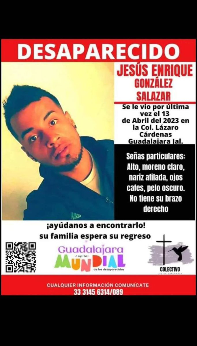ZonaDocs's tweet photo. #Urgente Padre buscador desaparecido en Jalisco. 🚨

El colectivo Luz de Esperanza denuncia la desaparición de su compañero Cándido González Martínez, padre de Jesús Enrique González Salazar, desaparecido en 2023. https://t.co/06Czl6LZ9j