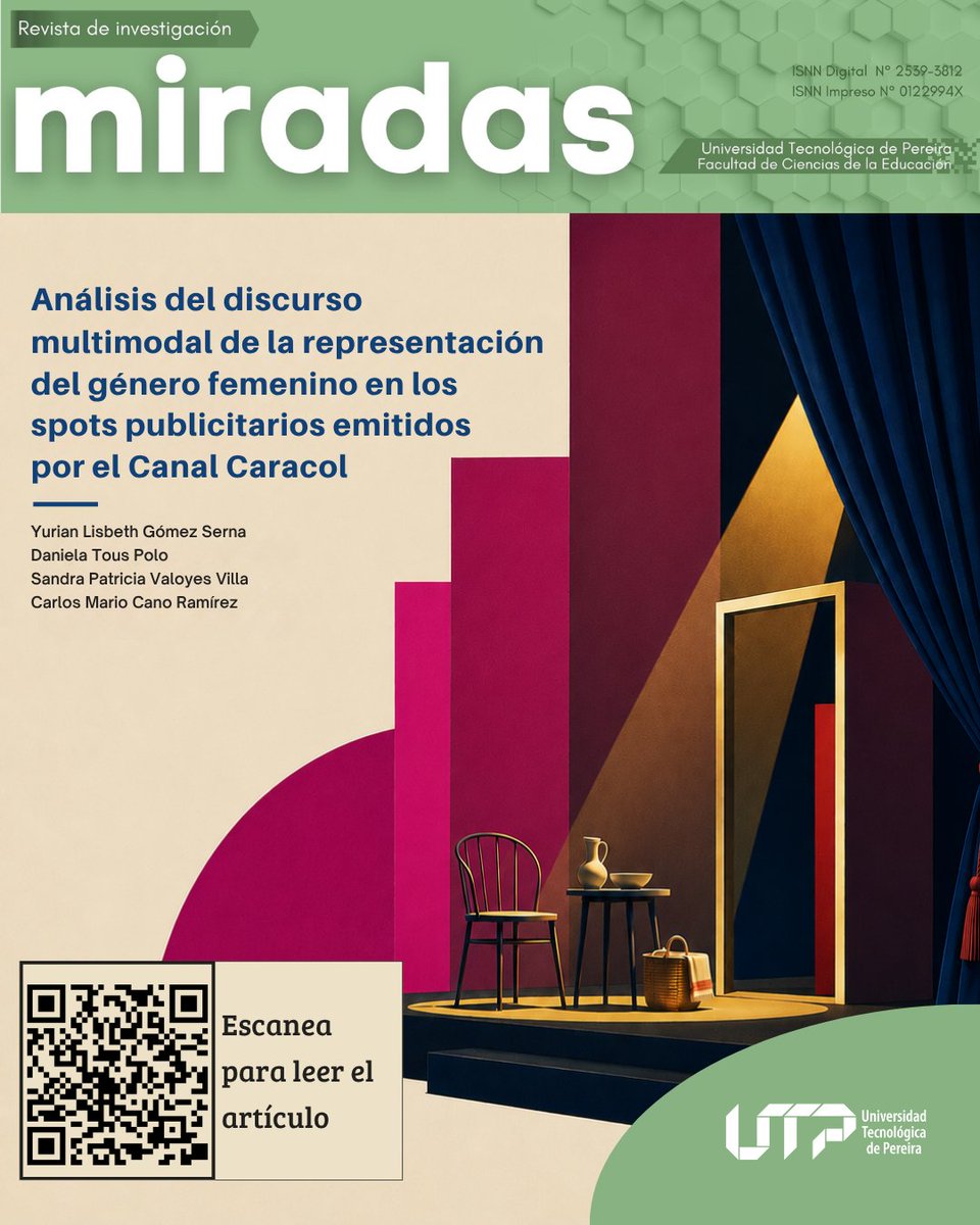 miradasutp's tweet photo. ¿Cómo representa la publicidad a la mujer? Un estudio de la Revista Miradas analiza la representación femenina en televisión e identifica estereotipos como la mujer clásico-moderna.

artículo completo: https://t.co/2i6Roi61Yk

#RevistaMiradas #UTP #EstudiosDeGénero https://t.co/7c1iJz2Fm8