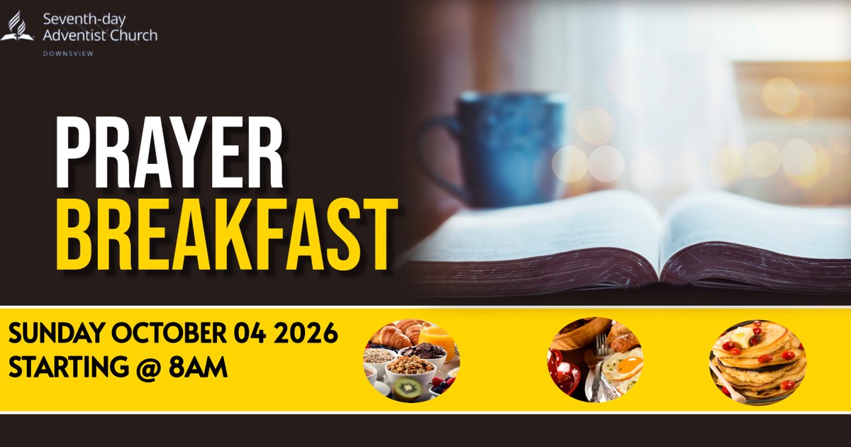 DownsviewChurch's tweet photo. Join us for a meaningful Prayer Breakfast on Sunday, October 4, 2026, starting at 8 AM. #PrayerBreakfast https://t.co/tB1LZpH9GK