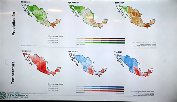 legado2_0mx's tweet photo. Sequía, olas de calor y mala calidad del aire traerá “El Niño” en 2027: expertos de la UNAM
https://t.co/dpod32USqj
#ElNiño #fenómeno #sequías #olasdecalor #frentesfríos @ICAyCC_UNAM https://t.co/NEdlvWrOha