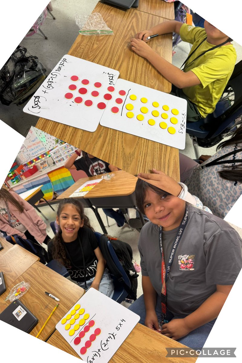 LilyChavezAISD's tweet photo. Decomposing and composing ARRAYS in full effect!
Students broke apart and rebuilt arrays to better understand multiplication and how numbers work together. Hands-on learning making math click! 💡 #MathInAction #3rdGradeMath @StehlikES_AISD https://t.co/NMUYgdI77i