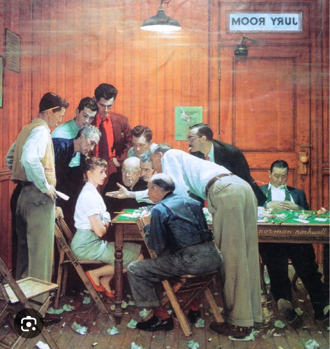 BennettIdaho's tweet photo. A painting by my favorite artist: Norman Rockwell.

“The Holdout” 1959 https://t.co/YoxkIl0dk2