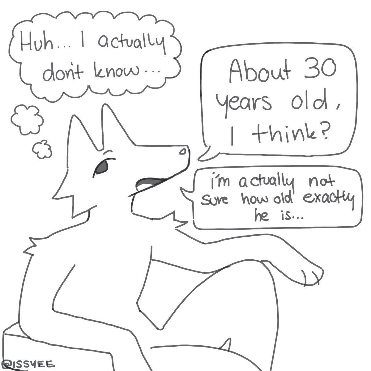 issyee_'s tweet photo. Kid asked me how old Toby Fox is… 1/2 https://t.co/ab5NOTPaUU