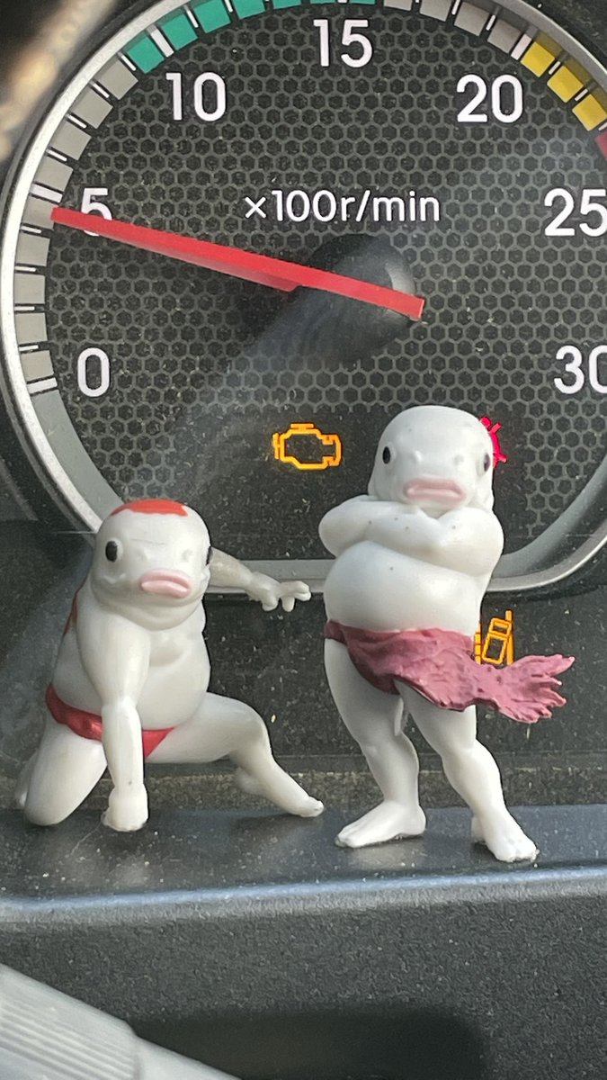 rokichiZ's tweet photo. 積み込み待ち
エンジンチェックランプの守護神【鯉人〜コイマン〜】

※チェックランプは月曜日の北関東出発前に消しに行きます（笑）

#鯉人
#エンジンチェックランプ https://t.co/CY1DQdcHhd
