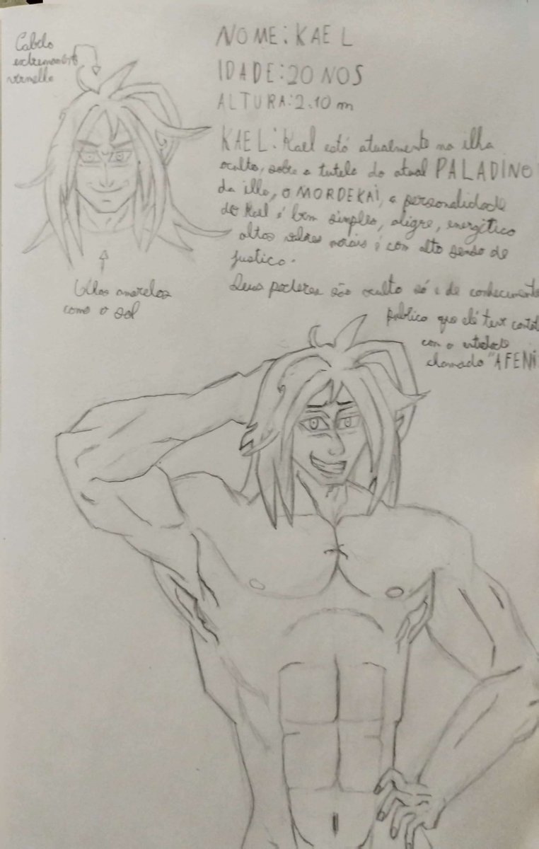 LOGANCHAD1's tweet photo. Lhes apresento Kael, O Herdeiro da Fênix 
Passei o dia todo desenhando o Kael e gostei do resultado, mesmo que ele esteja sem roupa... https://t.co/FXCHDf6wI8