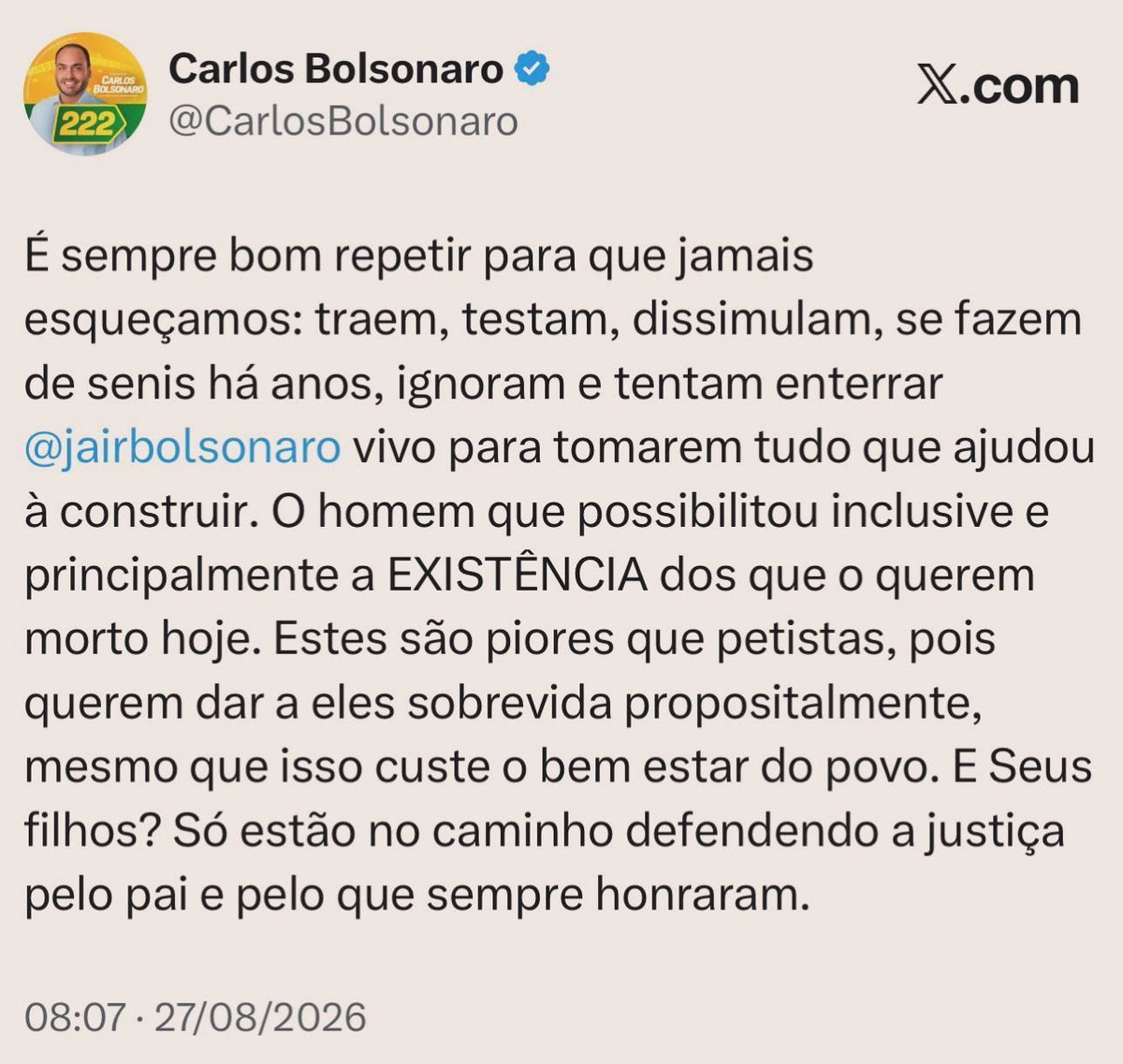 andreia71671's tweet photo. RECADO PARA O NIKOLAS E MICHELLE FIRMO !!!! https://t.co/wzb2BfGGfv