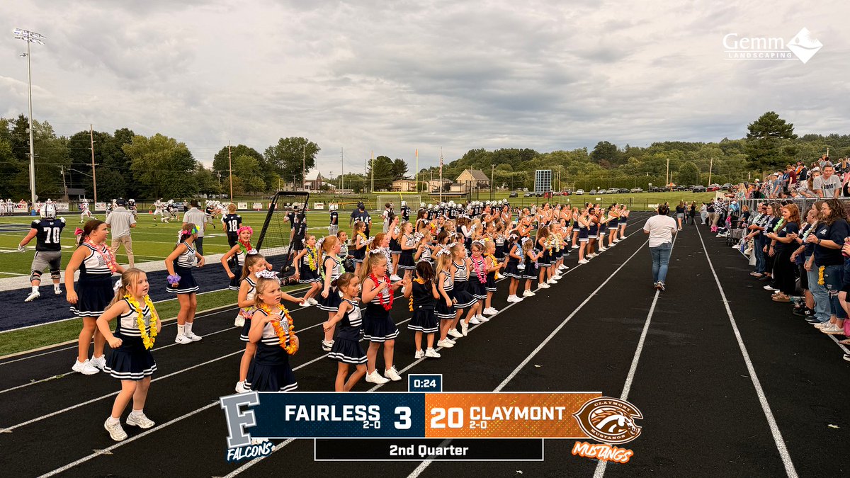 AthleticFalcons's tweet photo. 2nd Quarter Update: Fairless Falcons 3 - Claymont Mustangs 20! Let's rally, Falcons! #SOAR #GoFalconsGo https://t.co/OANBN9gNYi