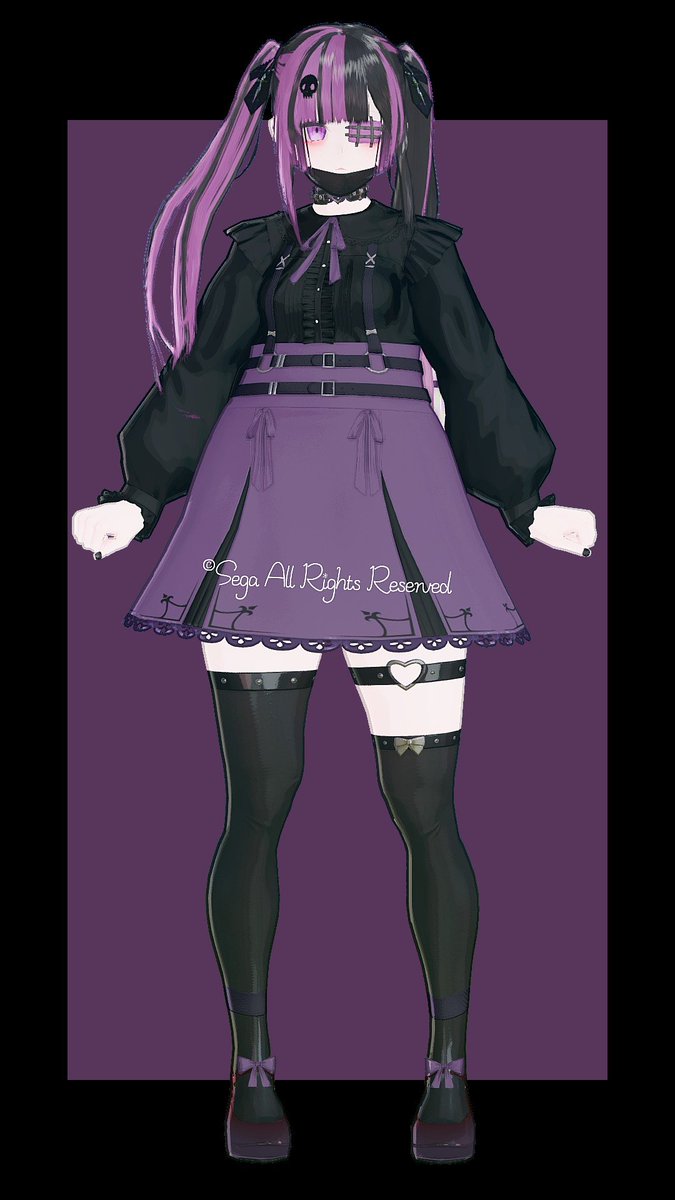 noirnonnon's tweet photo. 地雷ちゃん🖤💜
#PSO2NGS_SS
#メンテの日じゃないけどSSを貼る https://t.co/35LMBB2TZ7