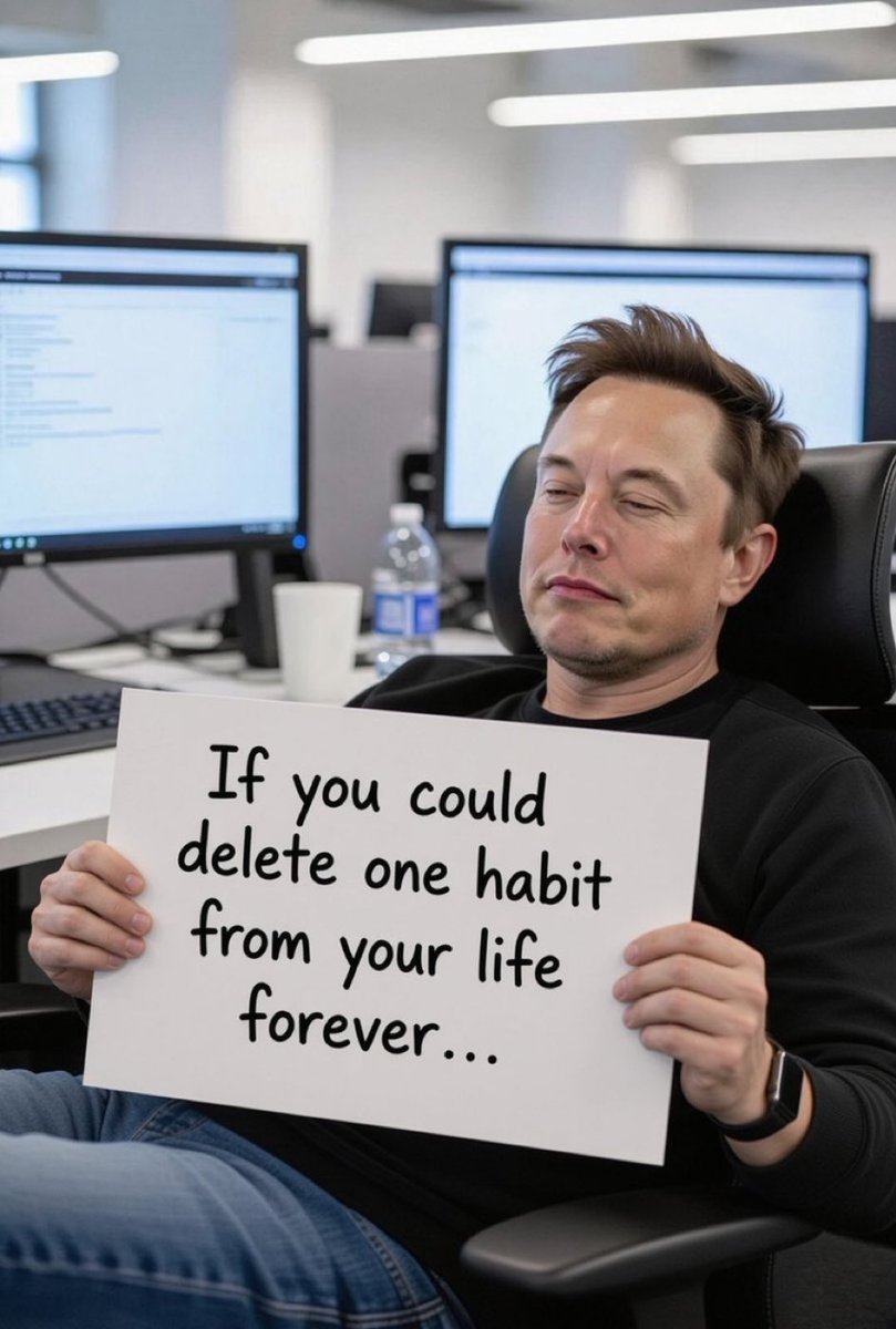 authorinnovate's tweet photo. If you could delete one habit from your life forever…

A. Phone addiction
B. Overthinking
C. Procrastination
D. Staying up too late https://t.co/XWqStPji2A