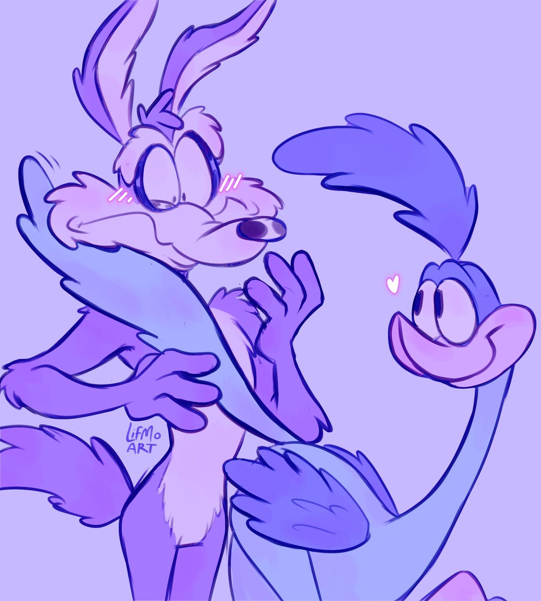 LiFMo_art's tweet photo. They're so cute! 
#coyotevsACME #wilerunner  #LooneyTunes https://t.co/NCExfT6kKu