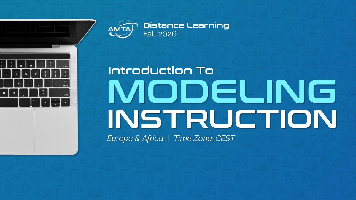 AMTAteachers's tweet photo. 🌍 Our Global Intro to Modeling Instruction™ workshops are still open for registration:

🇪🇺 Europe/Africa — Weds, Sept 23–Dec 2
https://t.co/EM9MyuR8KZ
🌏 Asia/Oceania — Tues, Oct 6–Dec 8
https://t.co/UTmyCePqnX

Members $700 | Non-members $775 https://t.co/QBA42DvvNM