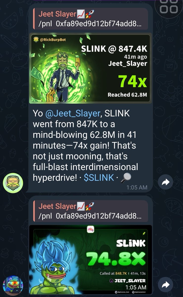 Jeetslayer00's tweet photo. 74X PROFIT SECURED 📈 $SLINK

PRIVATE TG CHADS STAY PRINTING 💥 

0xfa89ed9d12bf74add8253ddfaa426c4d8a0fa603 https://t.co/shRCRS01ia