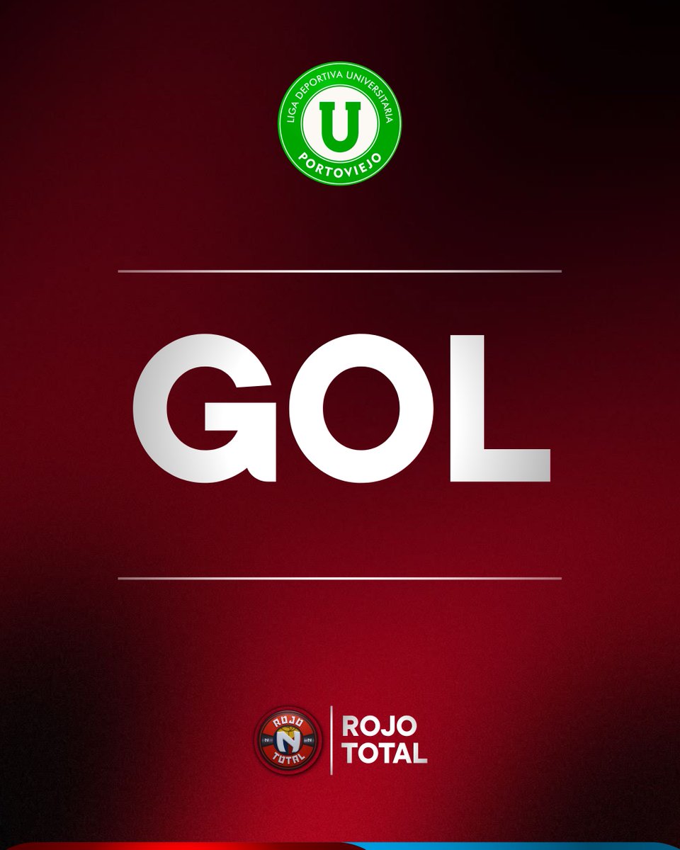 RojoTotall's tweet photo. ⏱️ 02’ | El Nacional 0-1 LDU Portoviejo: Gol visitante. 

#ElNacional2026 https://t.co/ydy4UcLGbc