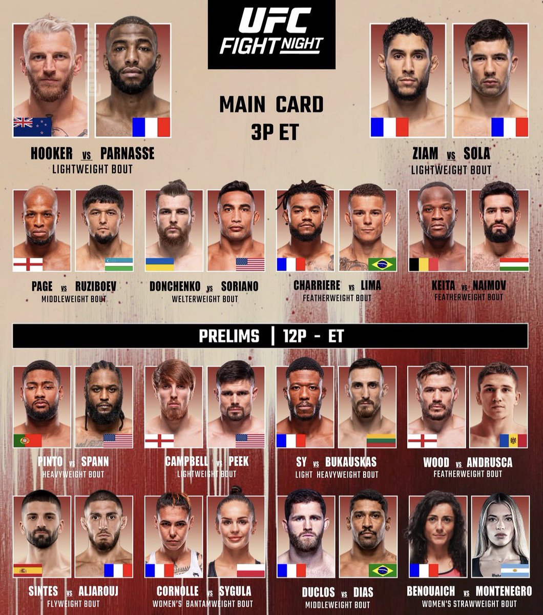 FeezyFbaby_'s tweet photo. Violence for brunch? ☕️ 🇫🇷 

100 Likes &amp; 50 RTs to post the Full Card Prediction💰 

#UFCParis https://t.co/Vt5e1nAuqv