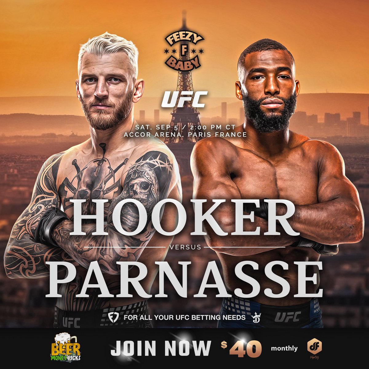 FeezyFbaby_'s tweet photo. Violence for brunch? ☕️ 🇫🇷 

100 Likes &amp; 50 RTs to post the Full Card Prediction💰 

#UFCParis https://t.co/Vt5e1nAuqv