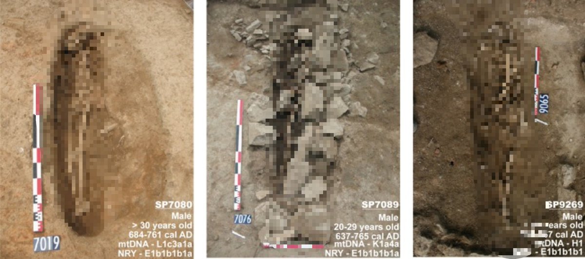 frossfross1's tweet photo. The oldest Muslim graves ever discovered in France. Uncovered in the town of Nimes, these 8th-century CE remains belonged to soldiers stationed there during the Umayyad era. https://t.co/NwaNoU4r2W