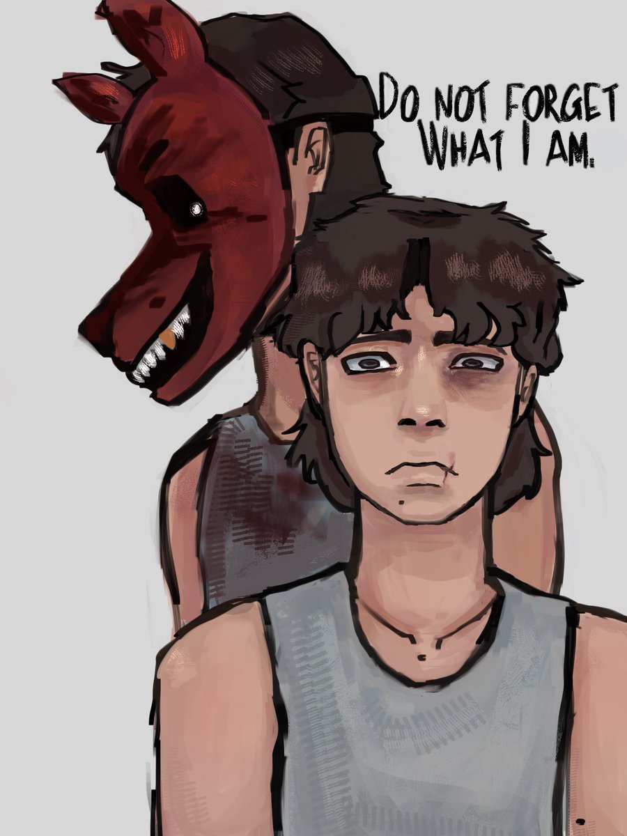 Shrimiop's tweet photo. Michael afton drawing #fnaf #michaelafton #afton https://t.co/eIJDAxCAK7