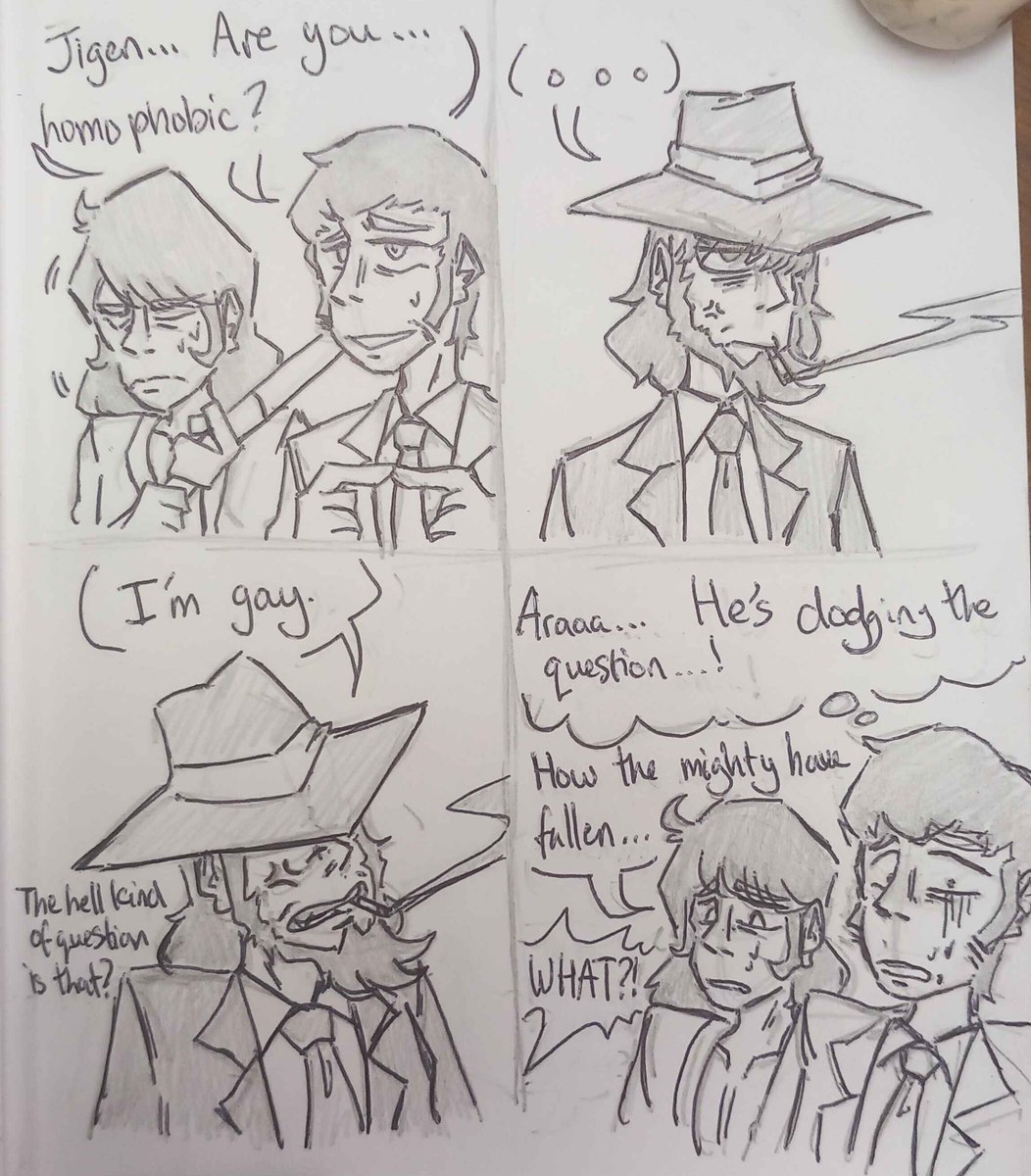 PhantomRaidou's tweet photo. the ol classic
#lupiniii #lupin3rd https://t.co/3rxhfBkVrn